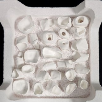 Korony i czapki przed synteryzacją.