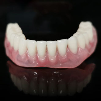 Proteza całkowita dolna.